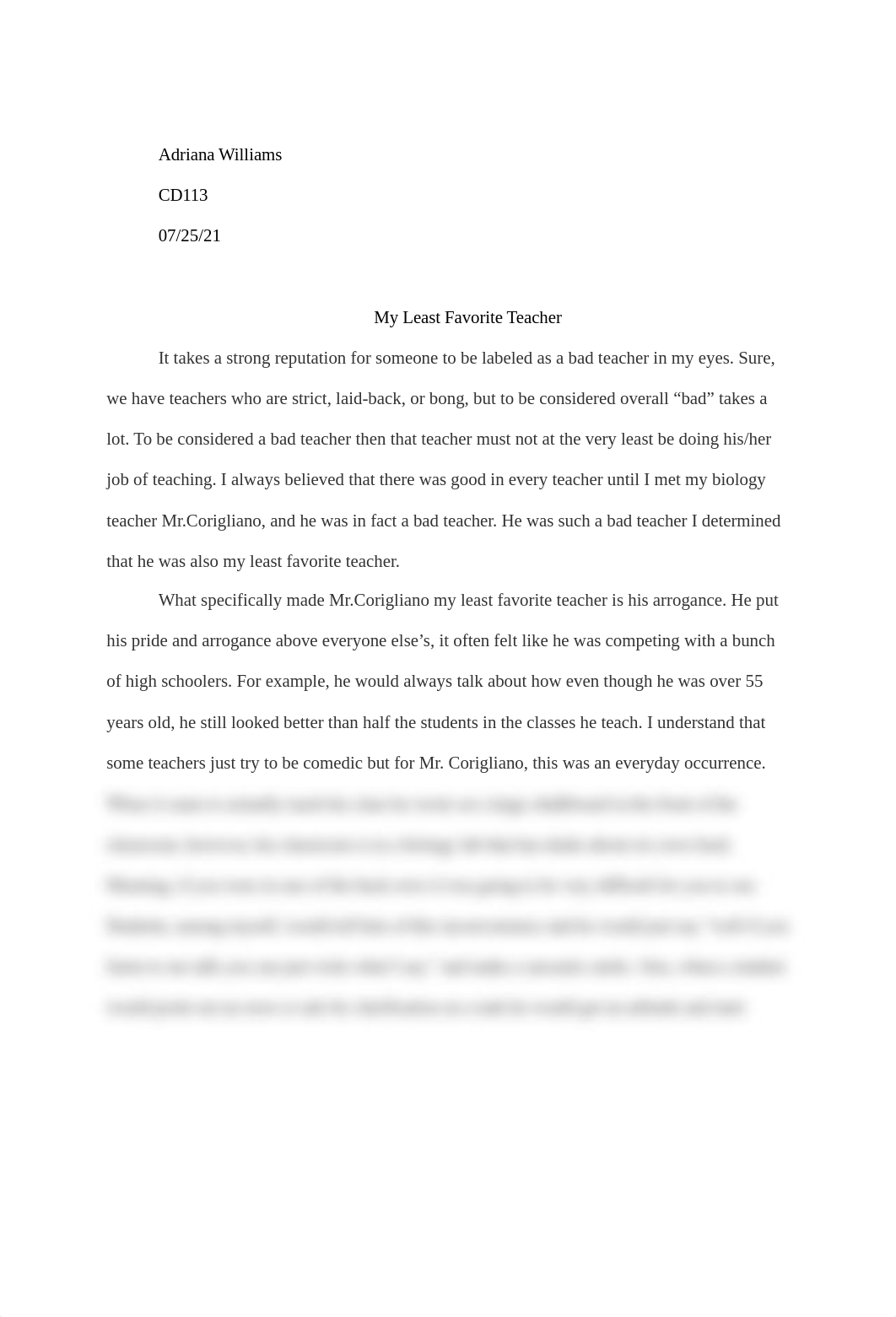 CD113 Least Favorite Teacher Essay.docx_djxjsmioy3p_page1