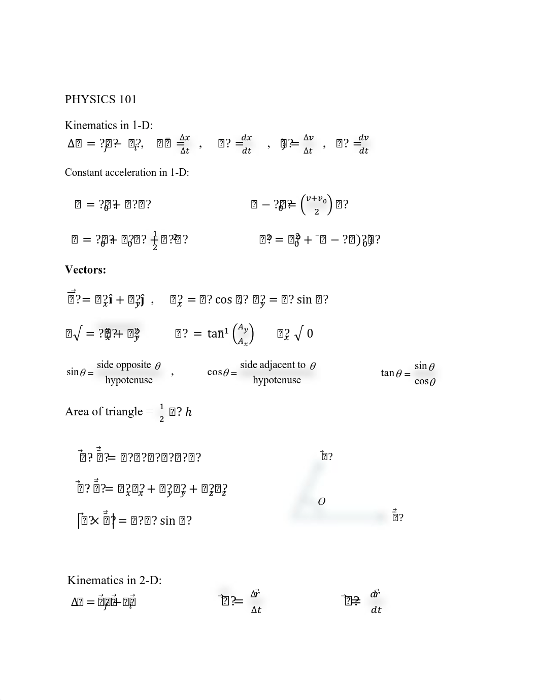 Equation sheet physics 101.pdf_djxszvkgf47_page1