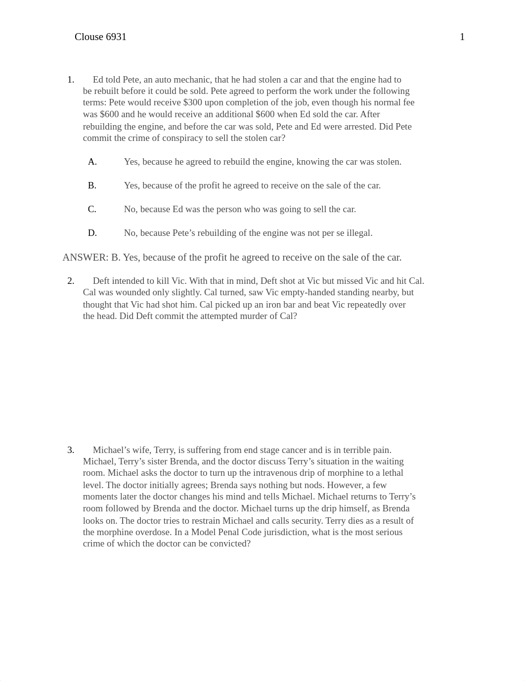 Criminal Law 613, Assignment # 4 Clouse 6931.docx_djxw6k9d5hv_page1