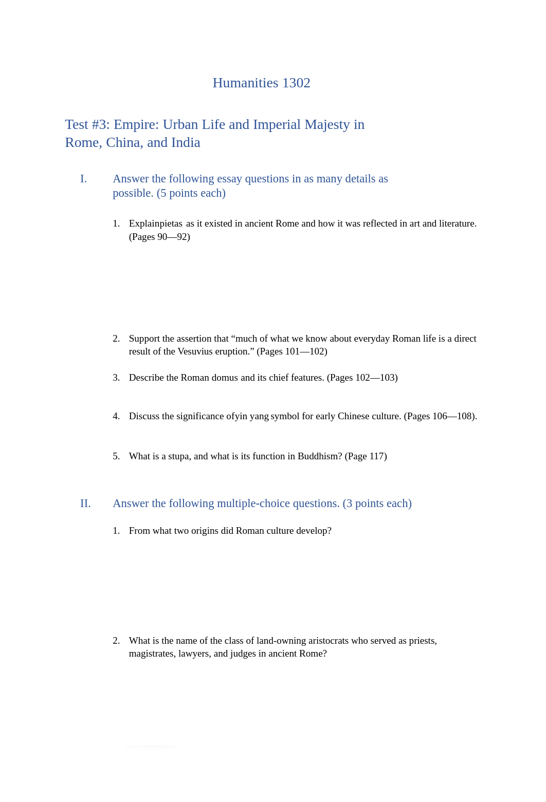 Humanities 1302 Chapter 3 Test (1).docx_djy0zblz6ix_page1