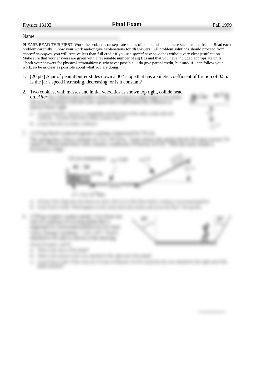 Final Exam Fall 1999 on Calculus Based Physics_djy2apoq039_page1