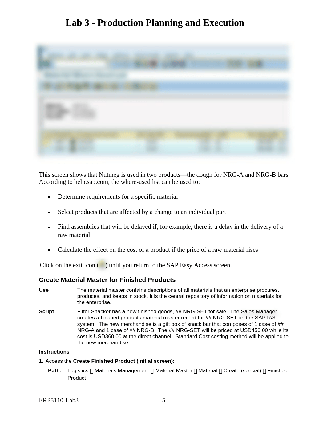 ERP 5110 - Lab 3 - Production Planning and Execution_djybh3eu95f_page5
