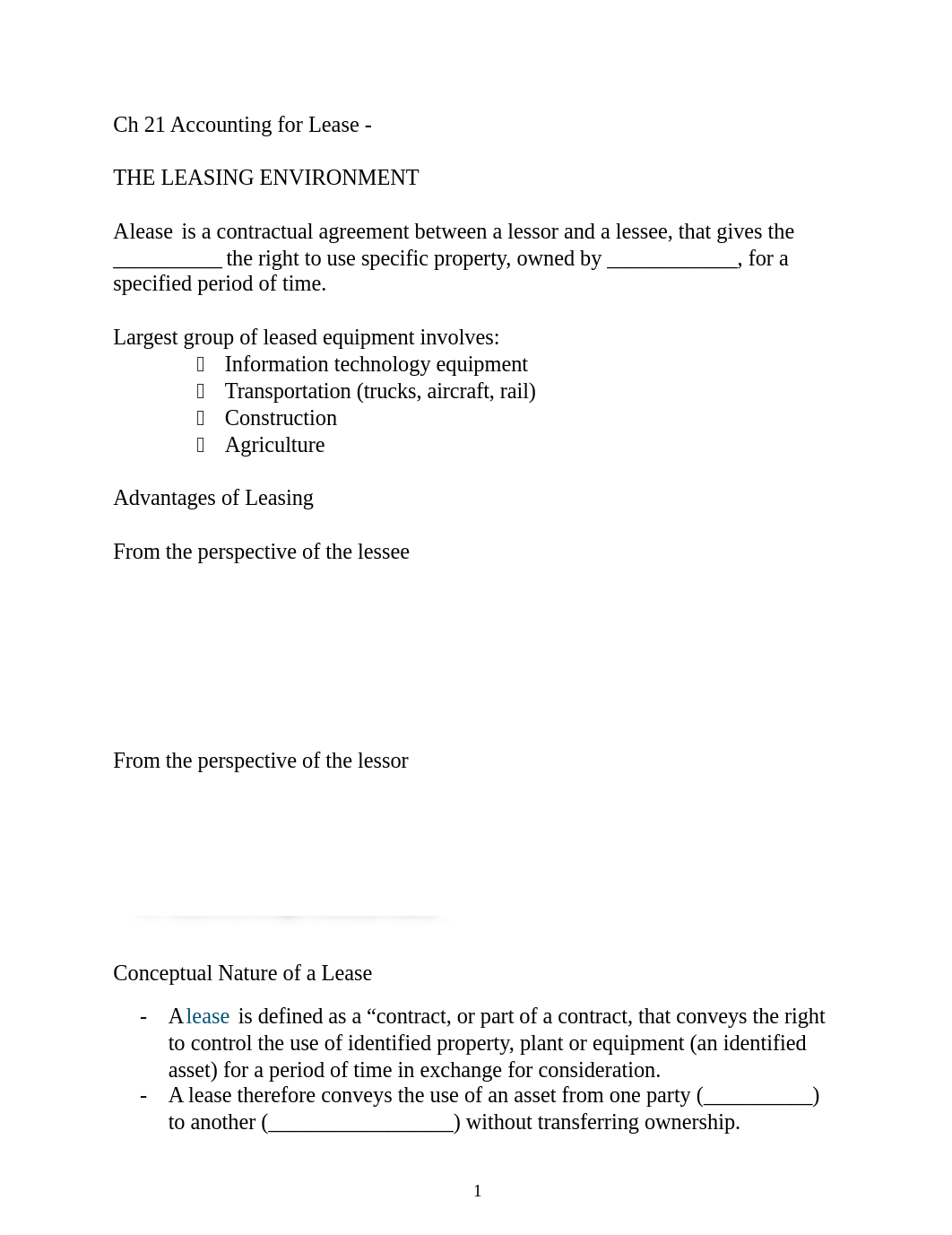 Chapter 21 Accounting for Lease 17th edition for students.docx_djz0g4o3tv0_page1