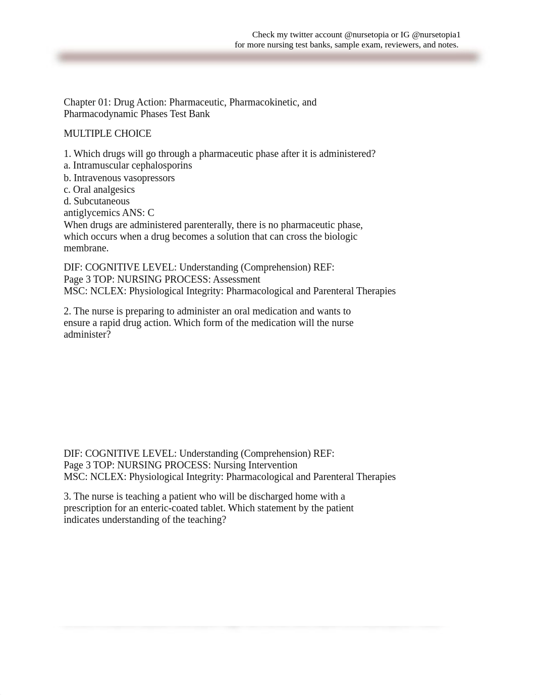 1. Drug Action_ Pharmaceutic, Pharmacokinetic, and Pharmacodynamic Phases (1).docx_djz68eumnbf_page1