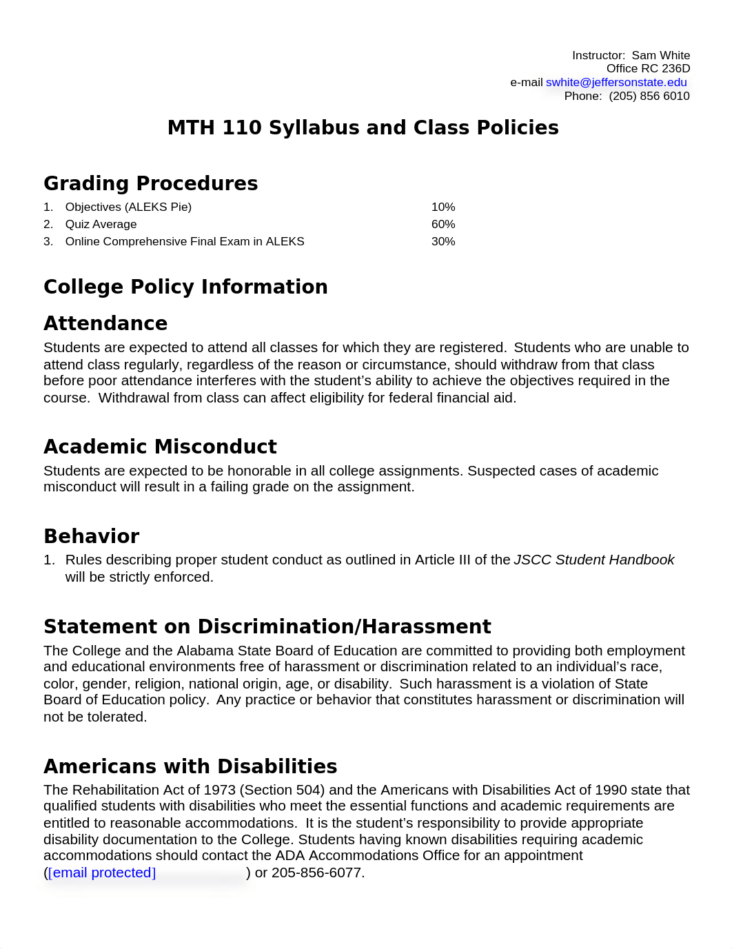 Syllabus & Policies MTH 110 Fall 202210 Updated.doc_djz840own0x_page1