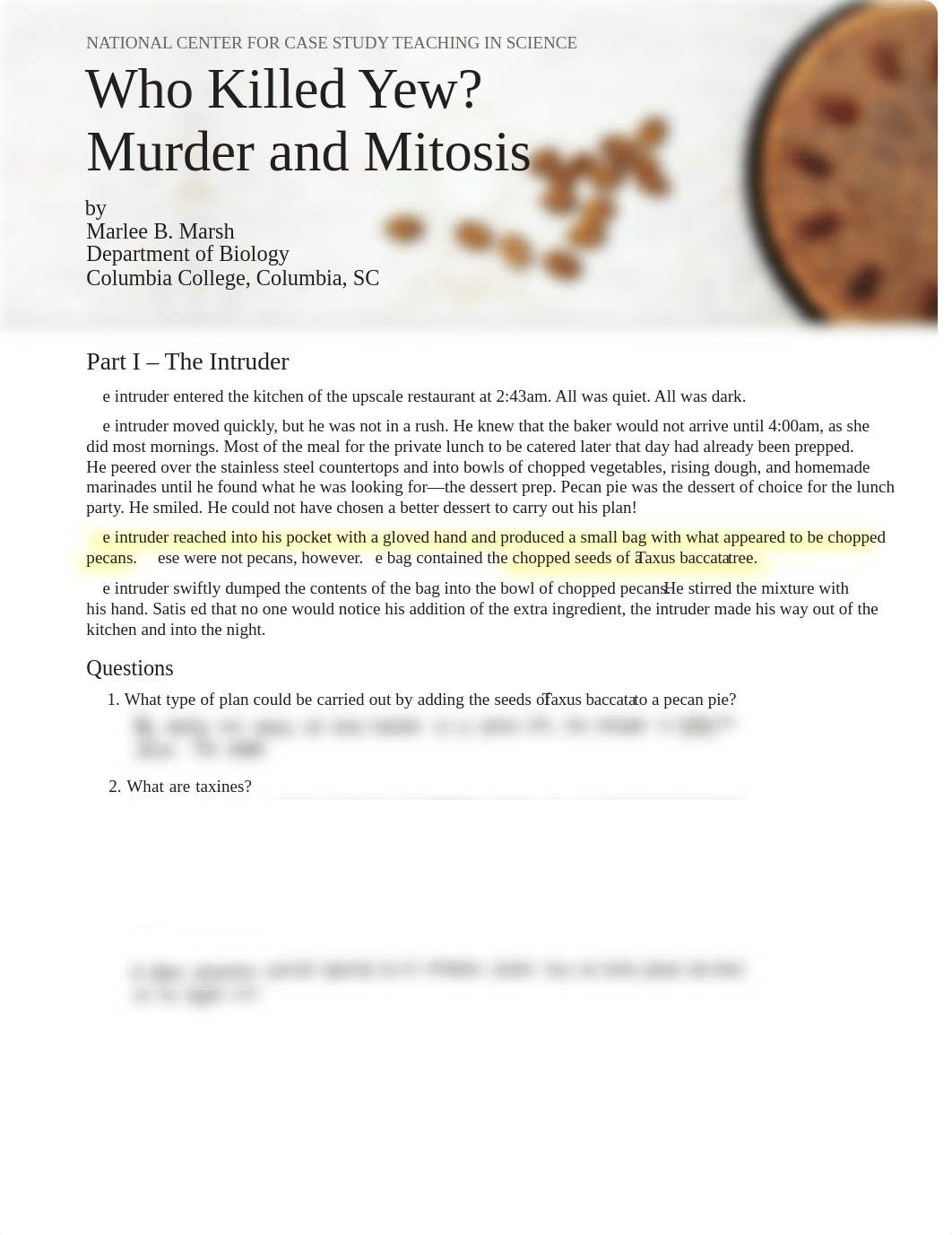 Case Study for Cell Cycle - Who Killed Yew Murder and Mitosis.pdf_djzesy57to7_page1