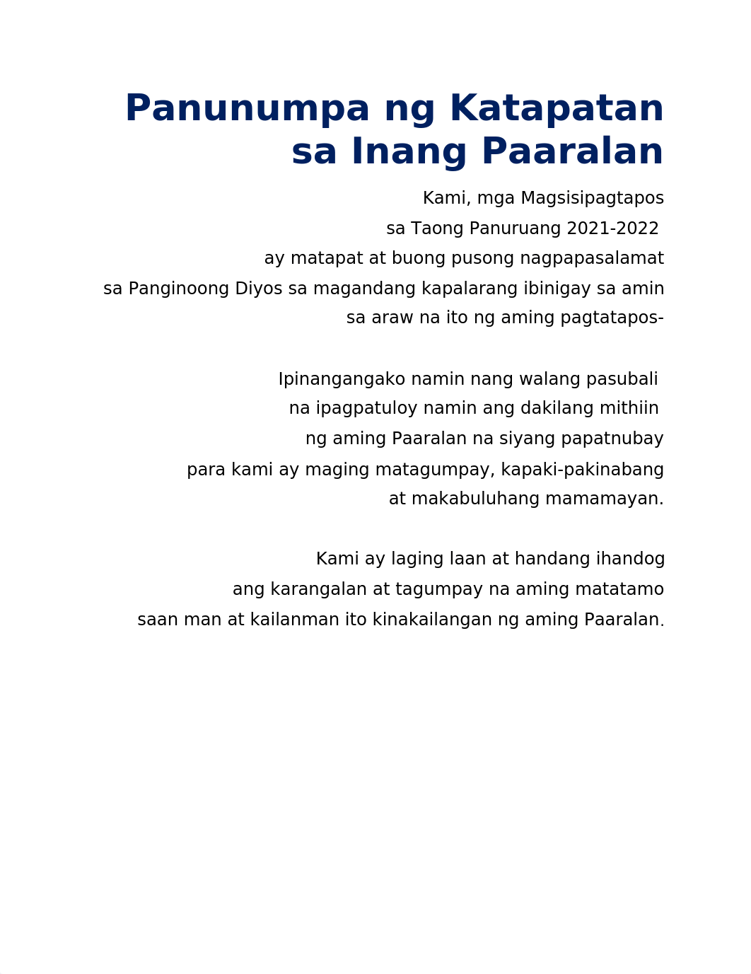 Panalangin at Panunumpa ng Katapatan sa Inang Paaralan.docx_dk02zu1hvq2_page1