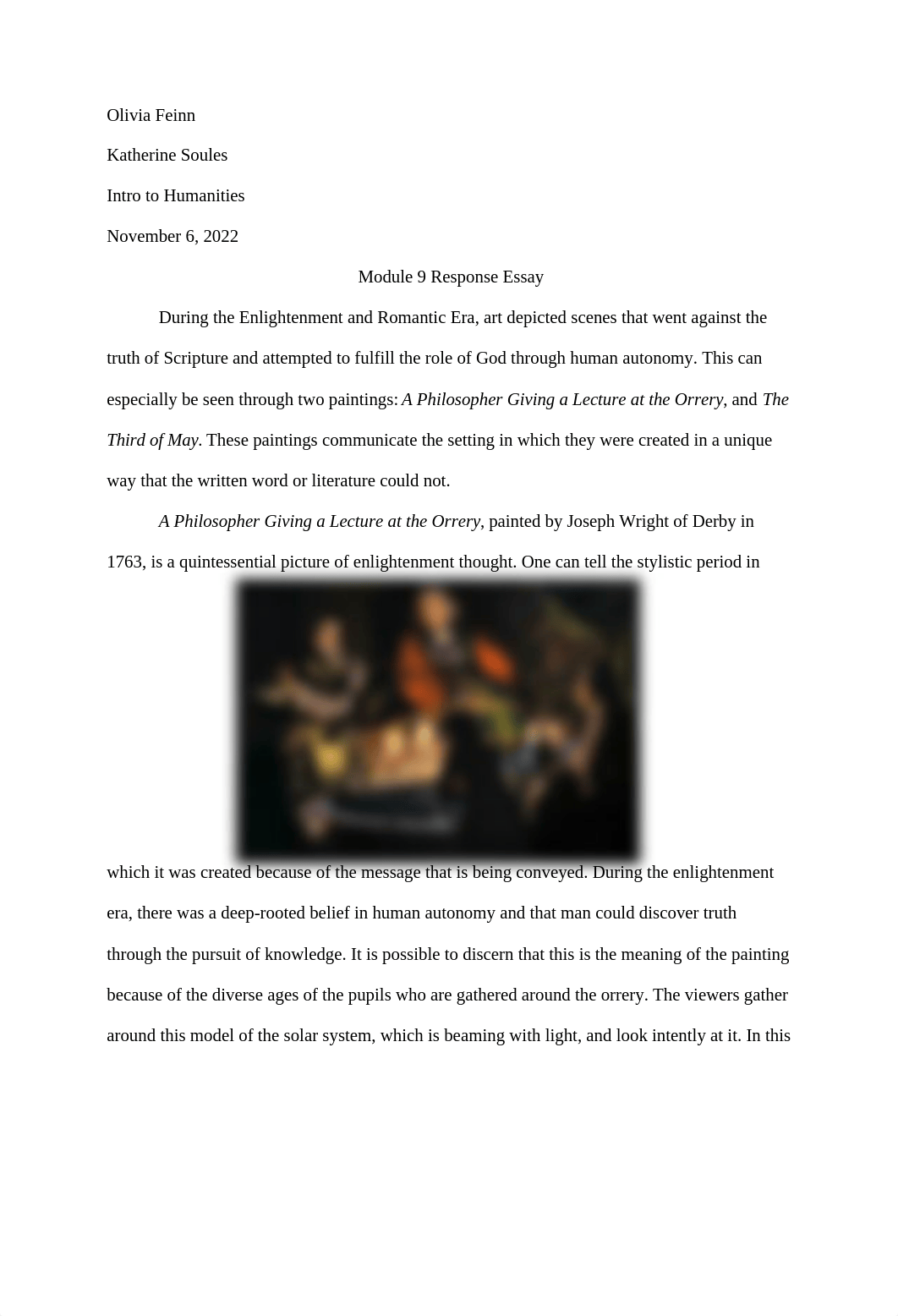 Humanities - Module 9 Response Essay.docx_dk0ehbh7312_page1