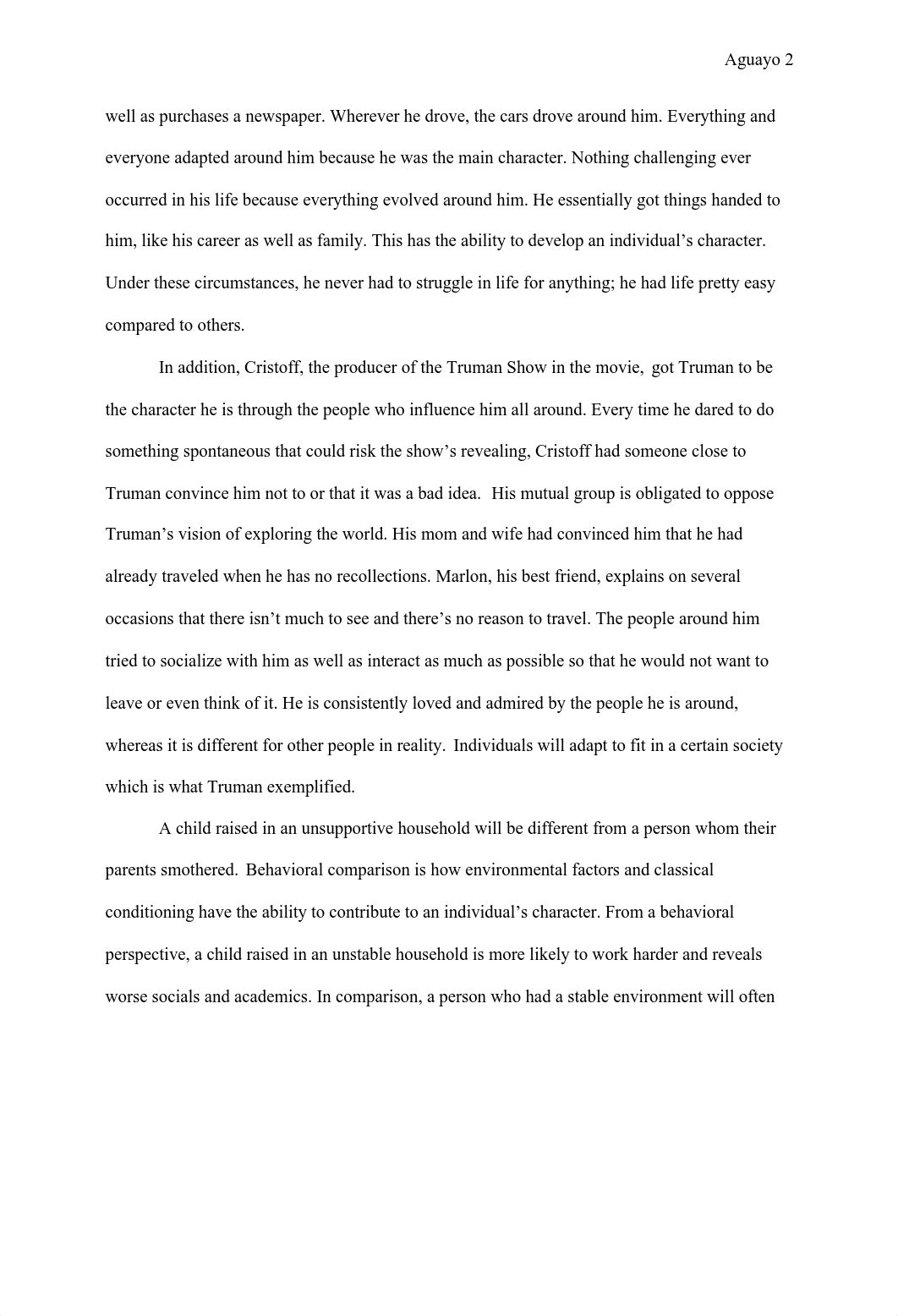 Final The Truman Show From a Behavioral Perspective (4).pdf_dk0jpojbuut_page2