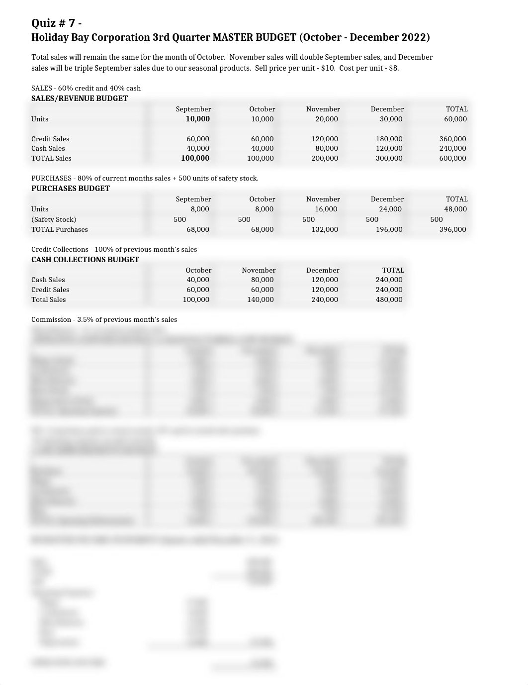 Quiz # 7 - Janny Pojani Holiday Bay Master Budget(1).xlsx_dk0rt9rbs61_page1