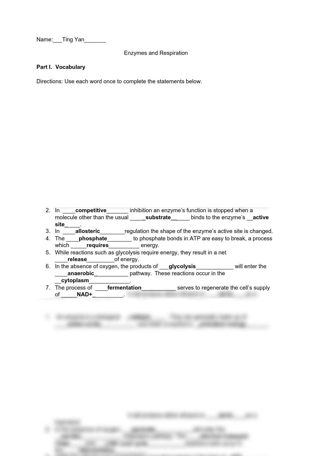 Enzymes and Respiration Problem Set--Ting Yan.pdf_dk0ya2xvq9b_page1