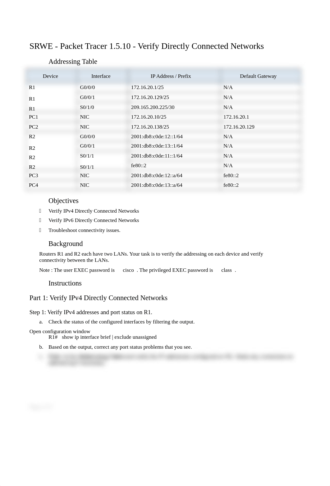 1.5.10 Packet Tracer - Verify Directly Connected Networks - completed.docx_dk1gbm0fkd2_page1