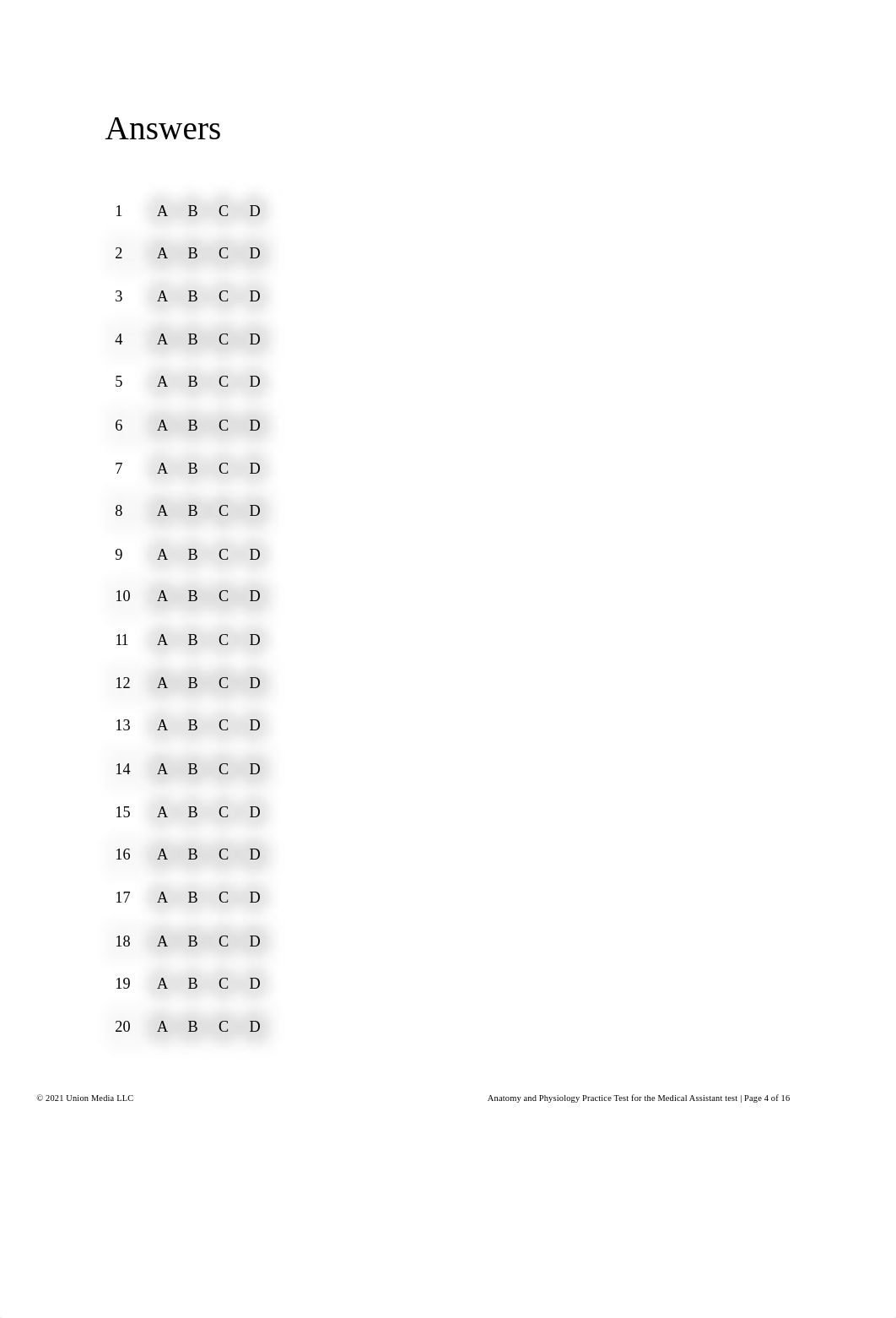 Anatomy and Physiology Practice Test for the Medical Assistant test.pdf_dk1hlizpsoy_page4