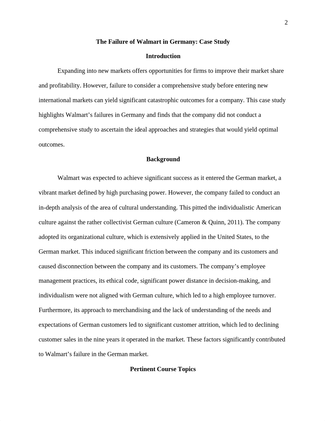 MGMT 9040 Paper - The Failure of Walmart in Germany.docx_dk1vbwzbapx_page2