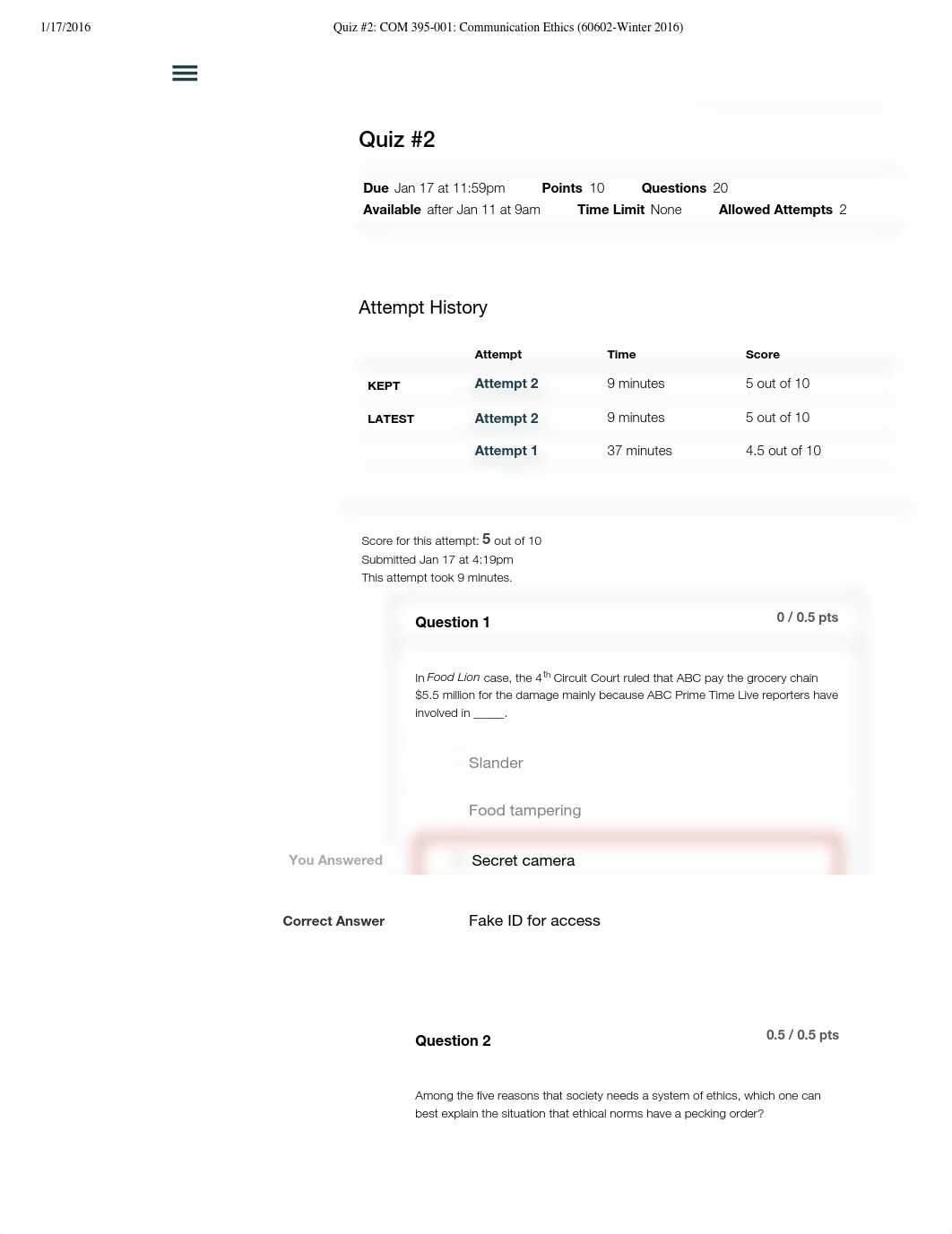 Quiz #2_ COM 395-001_ Communication Ethics (60602-Winter 2016)_dk1xbxwhu9u_page1