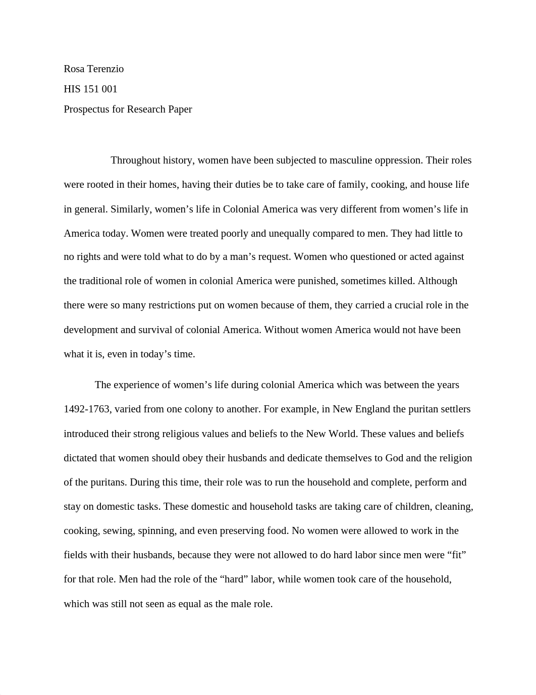 Women in Colonial America History Paper.docx_dk2651sdvng_page1