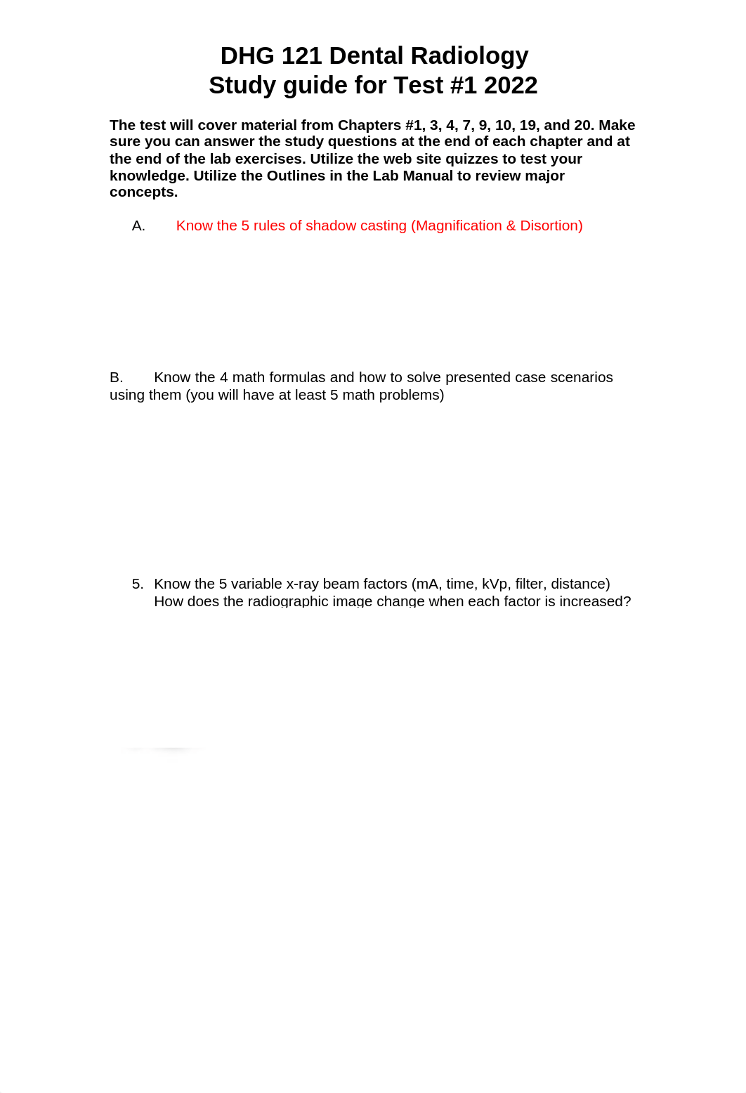 dhg 121 Test #1 Study Guide 22 TS.docx_dk2g39avdhp_page1