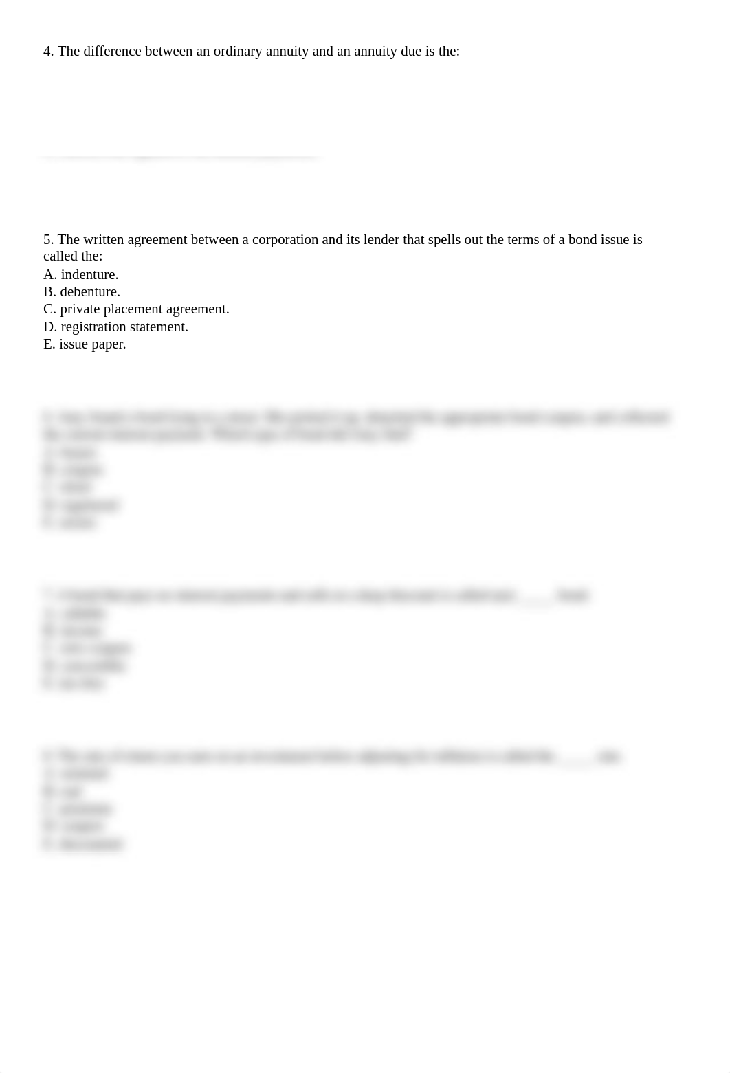 FIN303 Exam Two Sample Questions.pdf_dk2gxd71v7r_page2