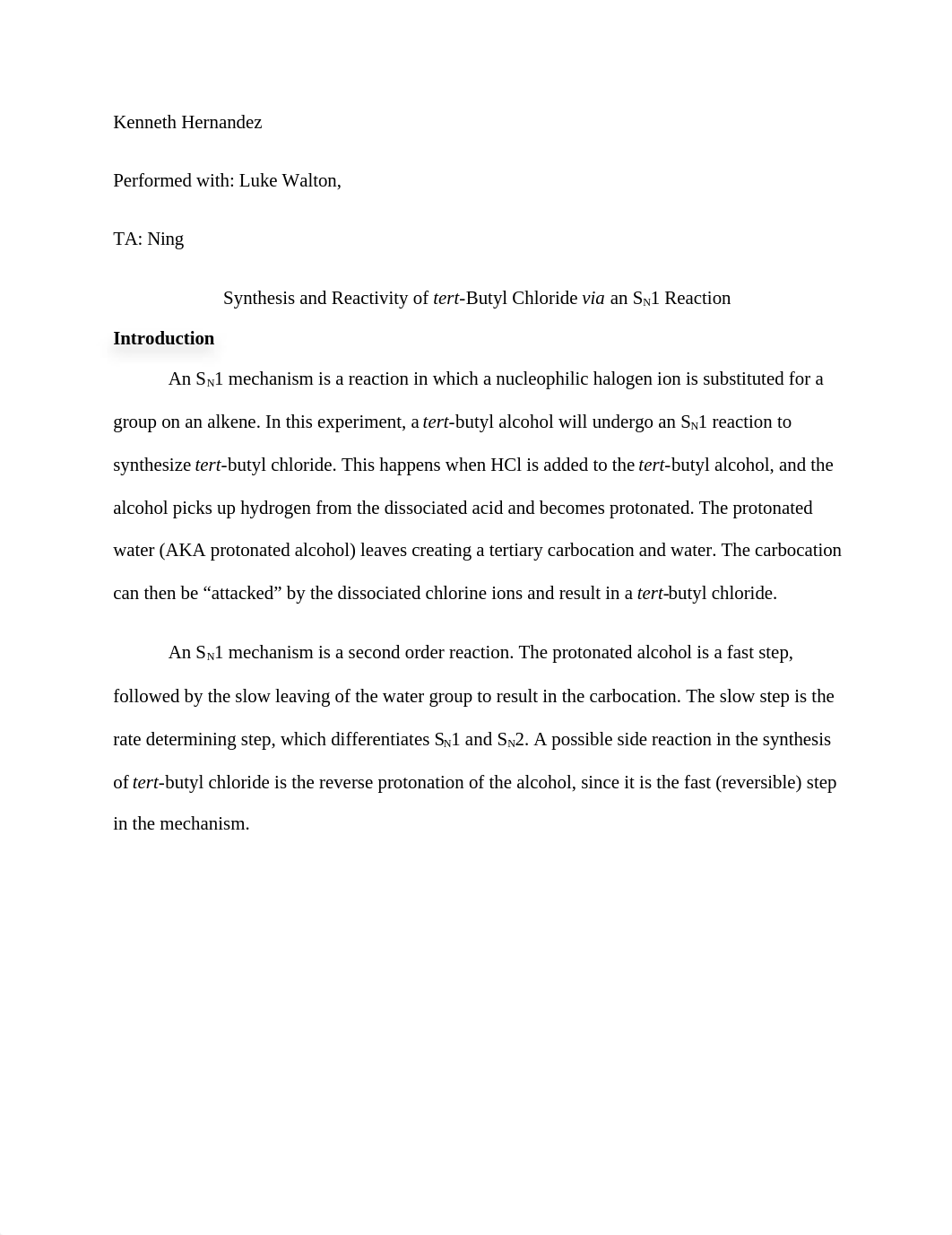 Lab Report Tert Butyl 7_dk2hz0i96tj_page1