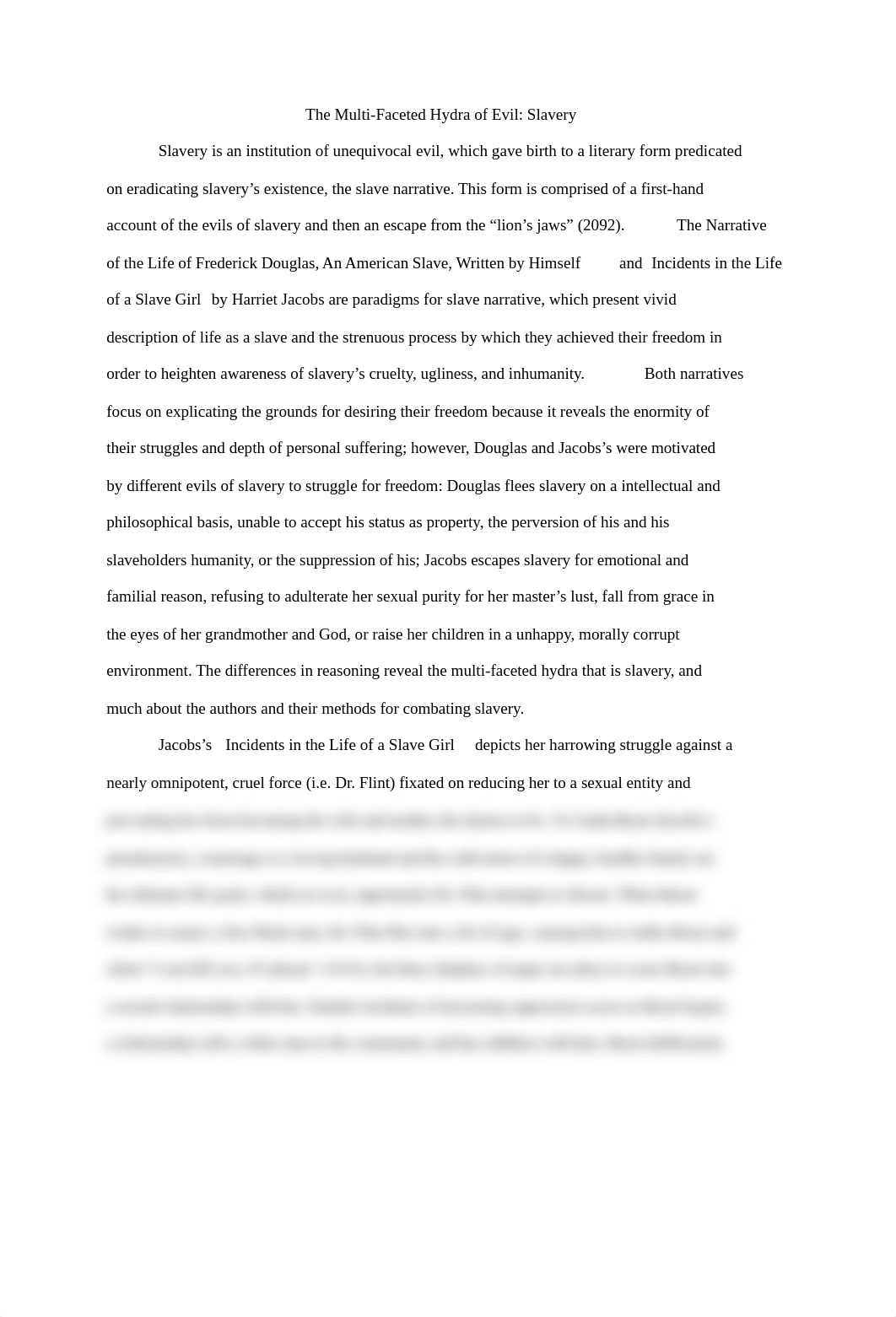 Fred Douglas and Harriot Jacobs Response Paper 5_dk2mm50hfer_page1