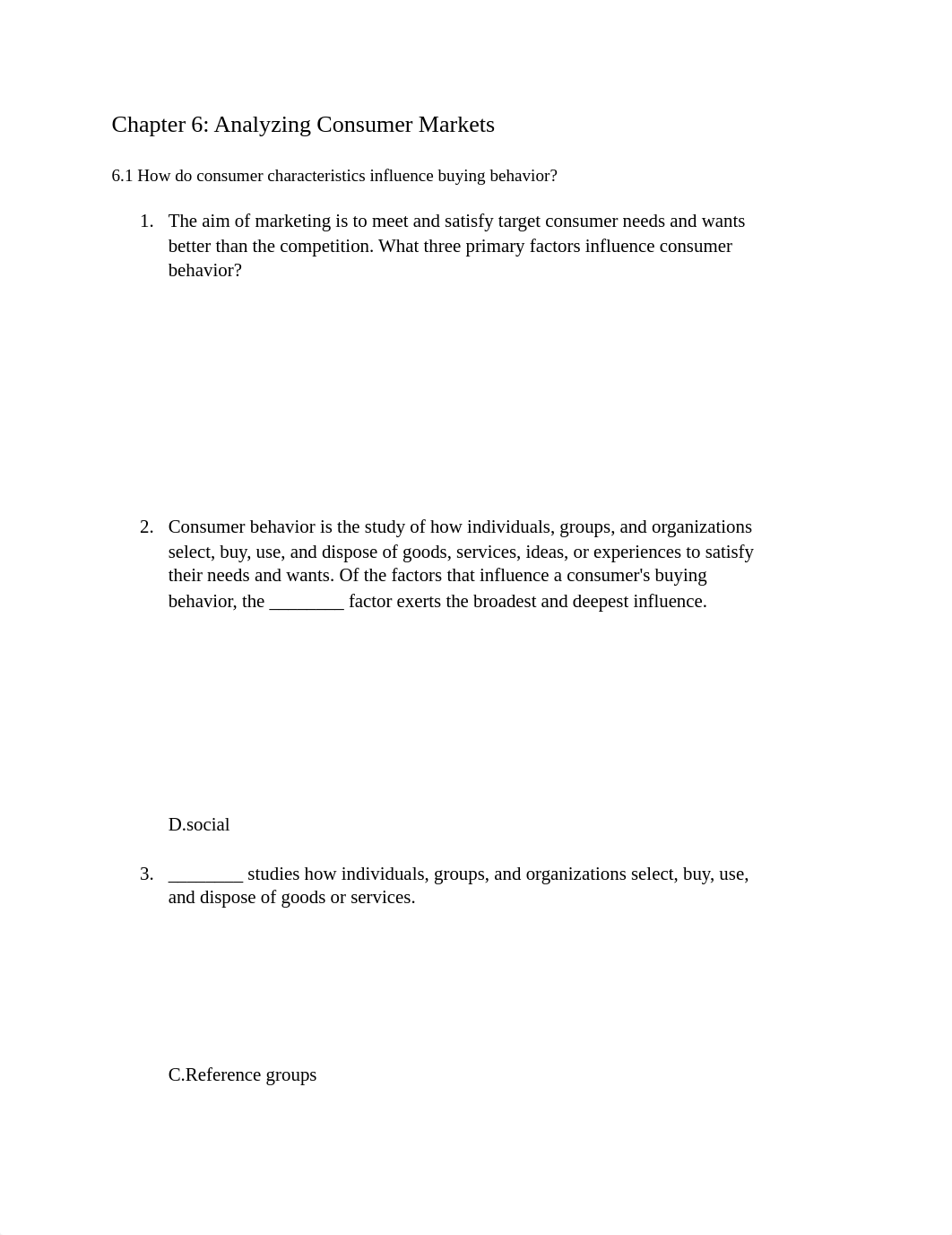 MAR 3802 Quiz - Chapter 6_ Analyzing Consumer Markets.pdf_dk33061g1b7_page1