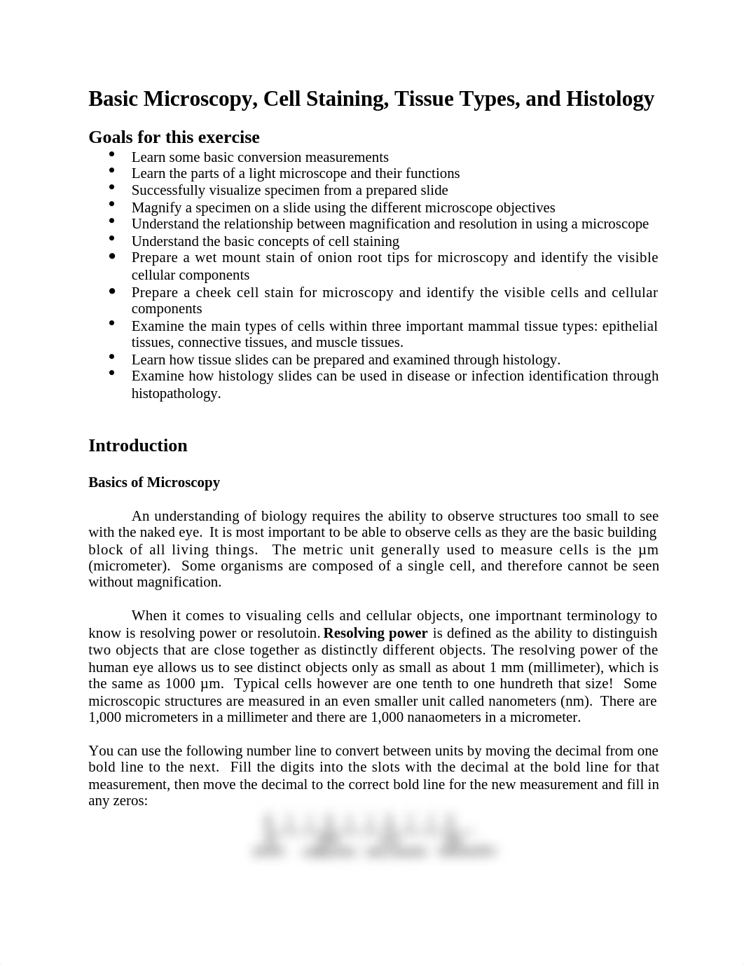 Lab #5 Basic Microscopy, Cell Staining, Tissue Types, and Histology (2).docx_dk355ba3yc0_page1