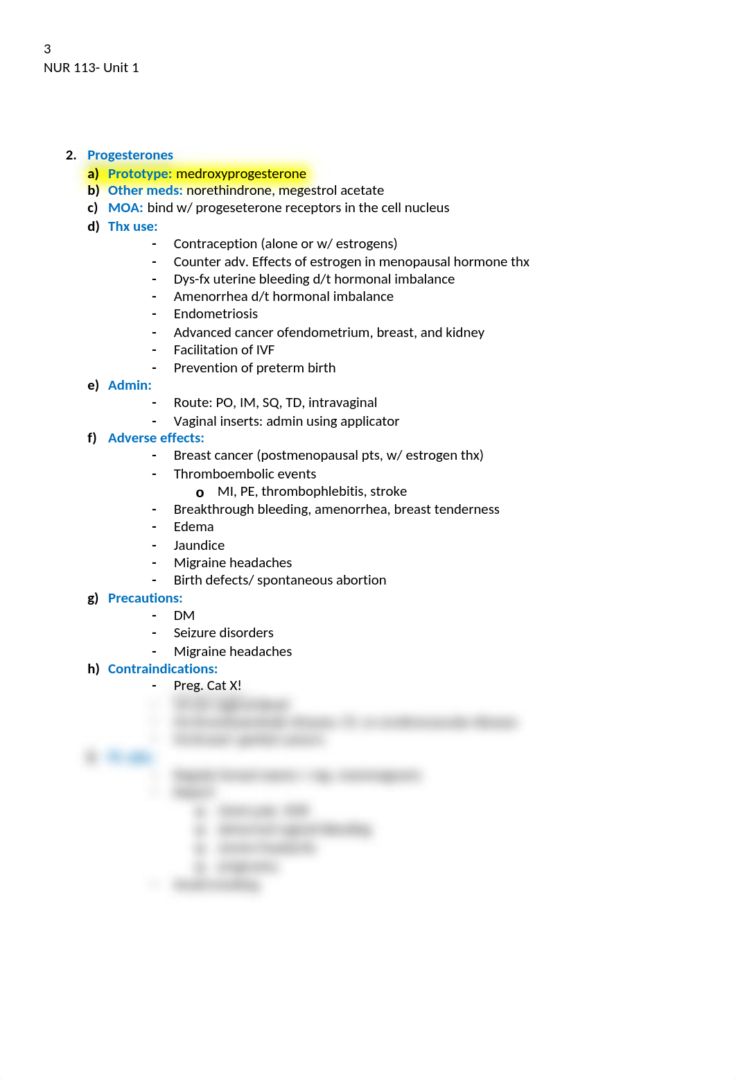 RCC NUR 113- ATI Pharm Ch. 31 Meds Affecting the Reproductive Tract.docx_dk3beqnna9s_page3