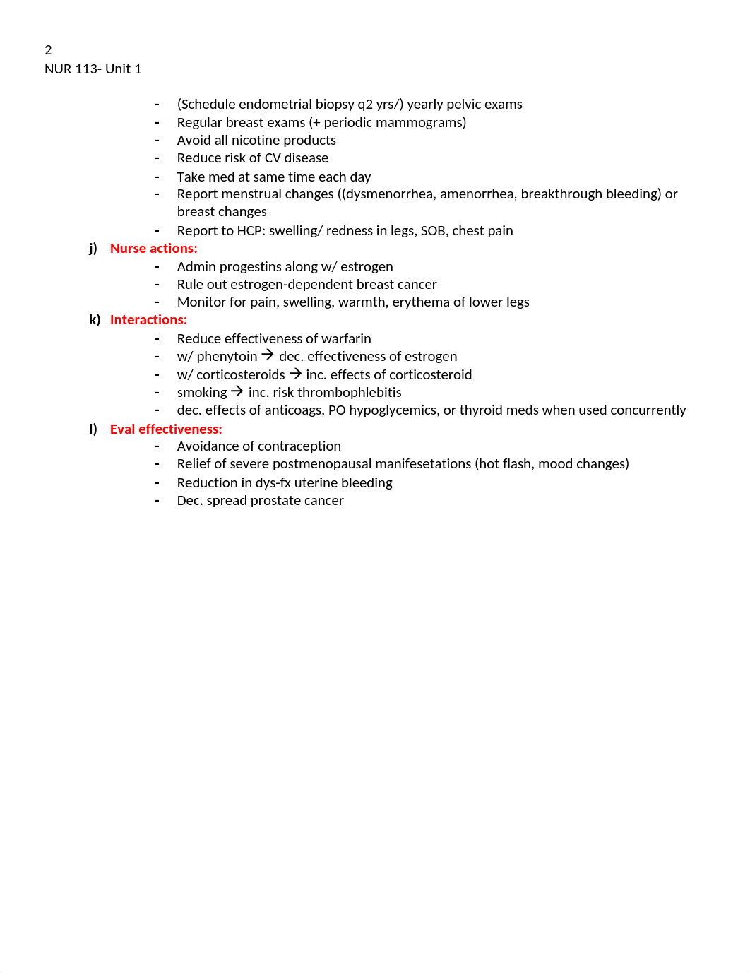 RCC NUR 113- ATI Pharm Ch. 31 Meds Affecting the Reproductive Tract.docx_dk3beqnna9s_page2