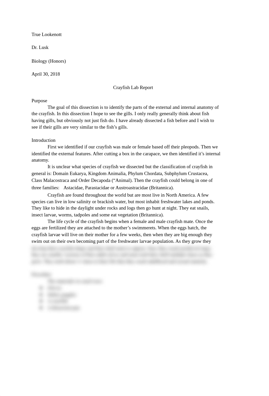 Crayfish Lab Report.pdf_dk3bmgyjrv6_page1