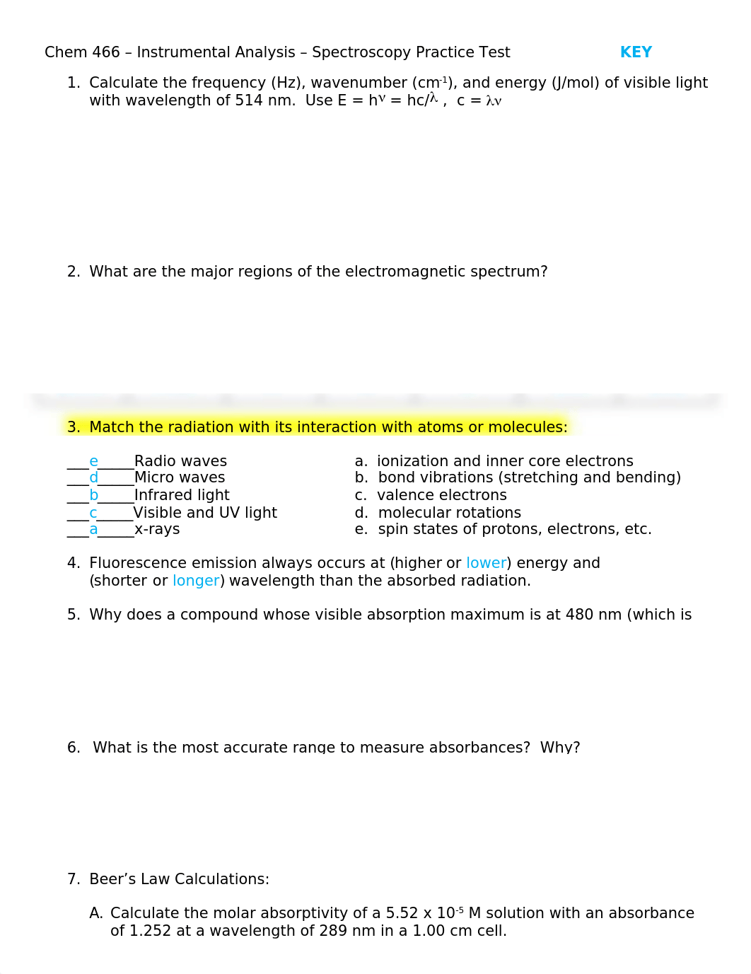 Spectroscopy Practice Test - Full Set - KEY (1).docx_dk3imxzrs1p_page1