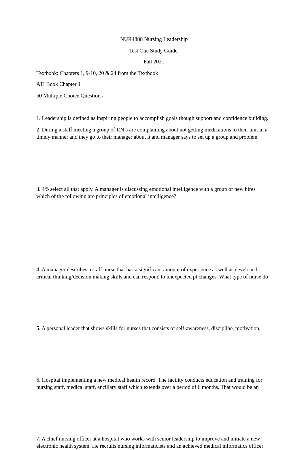 Test One Study Guide leader.docx_dk3nvmnugsh_page1