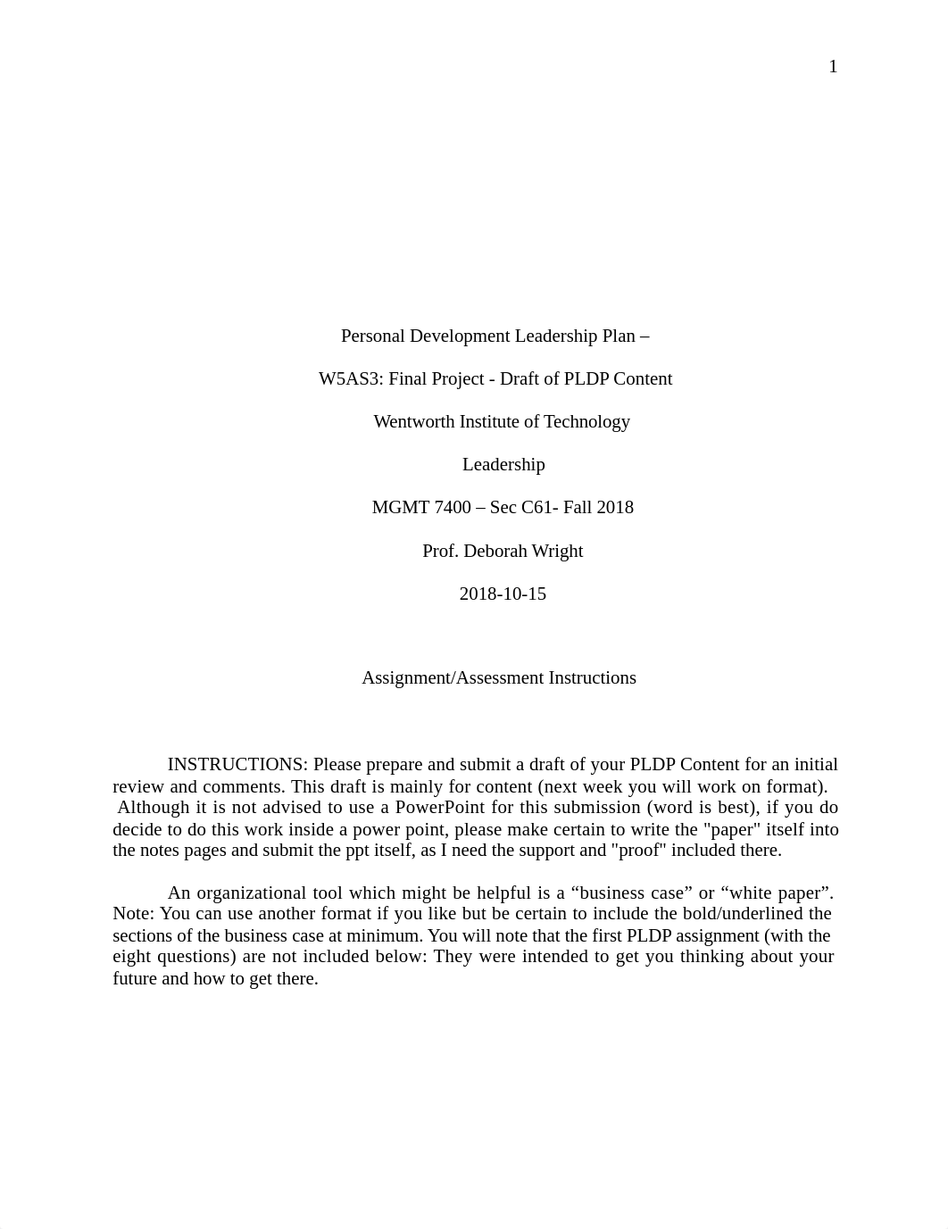 W6AS3 - Final Project - Revised Draft of PLDP.docx_dk3wlez8cre_page1