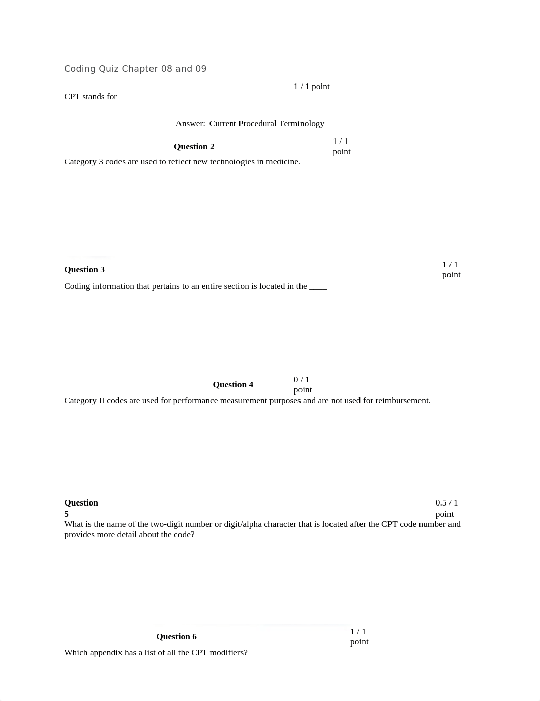 CPT Coding Quiz Chapter 08 and 09.docx_dk3xyarzvxq_page1