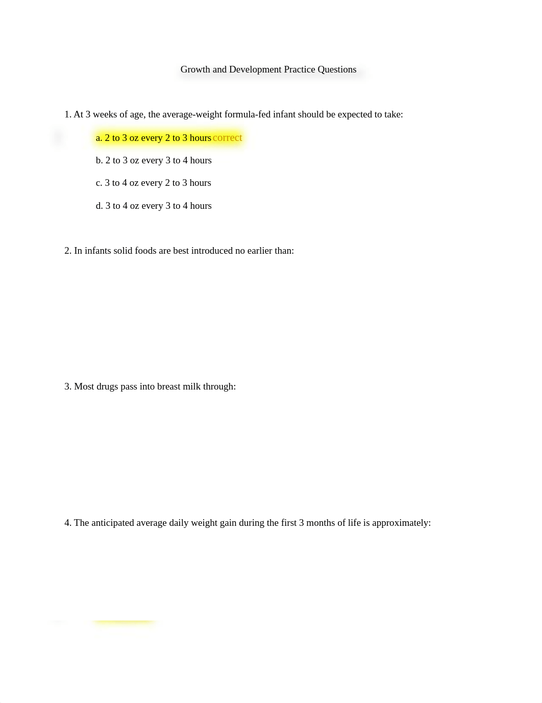 N648-Growth and Development Practice Questions w corrected answers-2016.docx_dk3ybib8a7d_page1