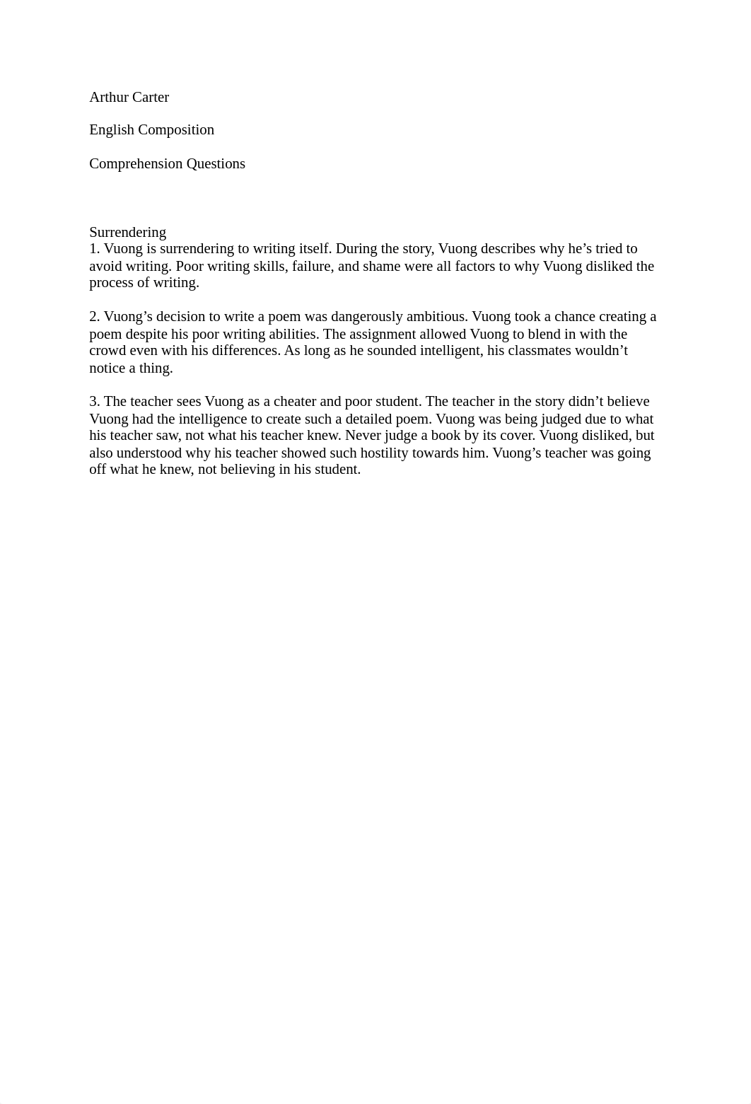 Comprehension Questions Reader's Response.docx_dk428qakaz5_page1