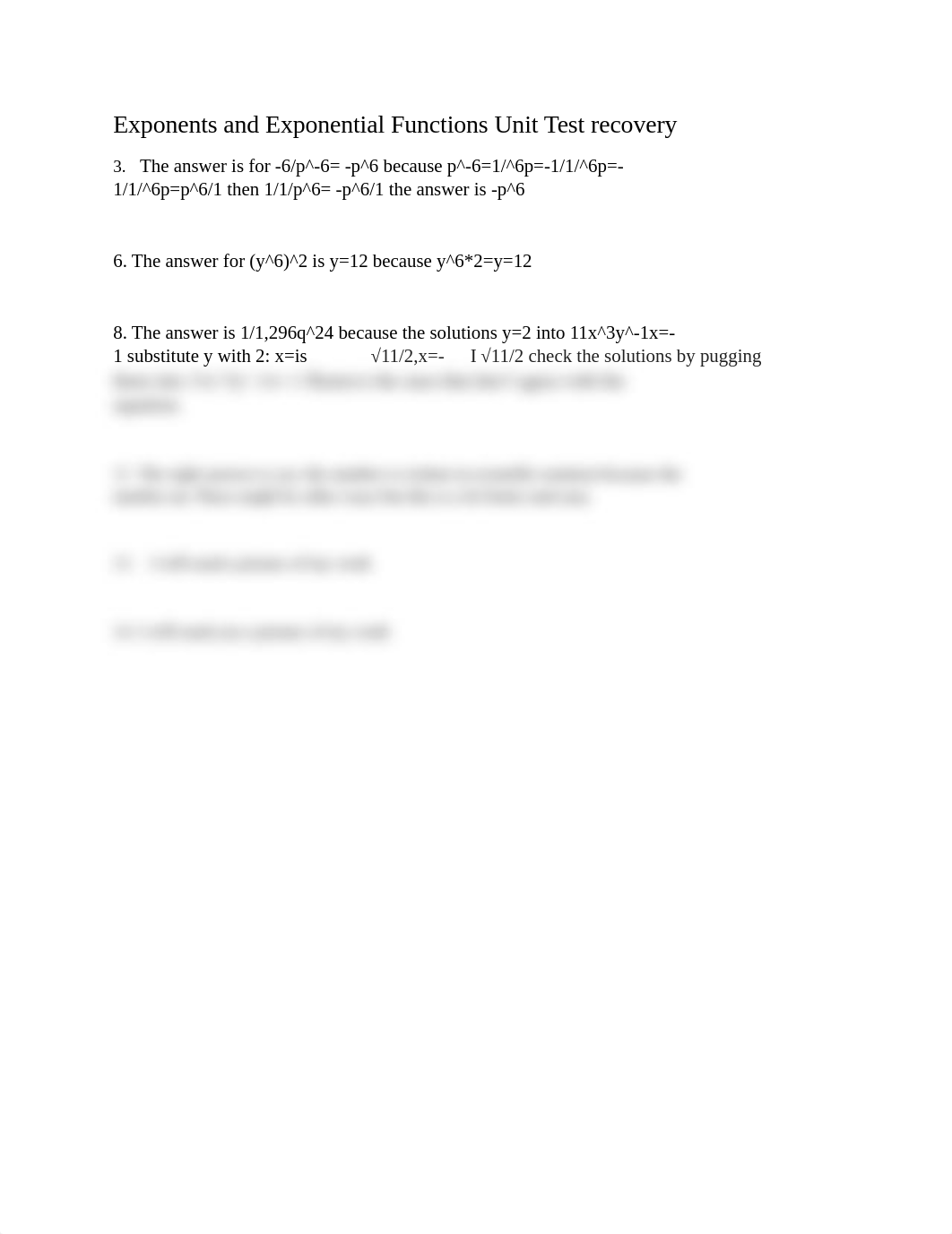 Exponents and Exponential Functions Unit Test recovery.docx_dk486s3c2dp_page1