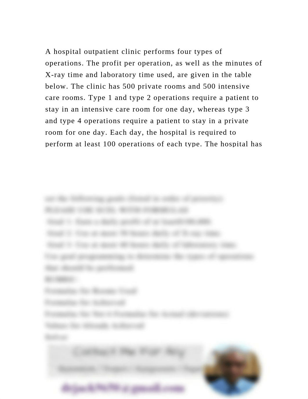 A hospital outpatient clinic performs four types of operations. The .docx_dk4avq74iig_page2