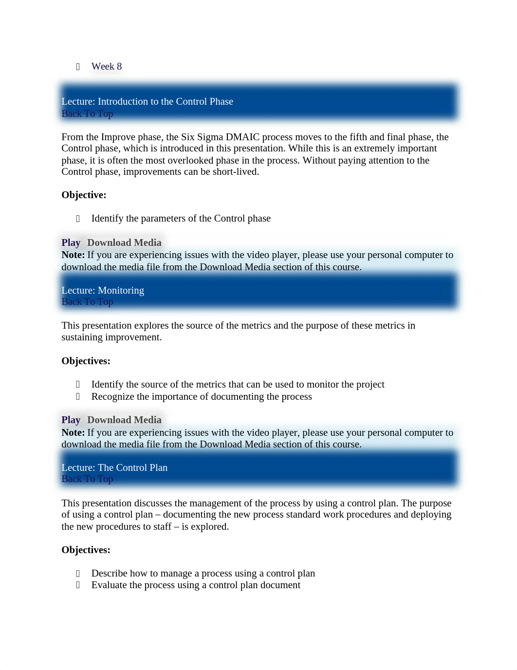 Villanova University - Six Sigma Green Belt - Week 8 - The CONTROL Phase.docx_dk4fg6qt3zw_page2