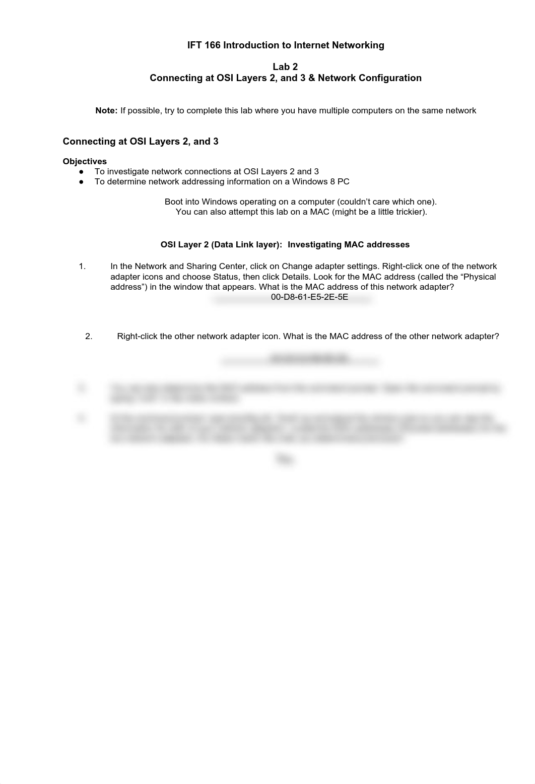 Lab 2 (Connecting at OSI Layers 2, 3 & Network Config).pdf_dk4y11sqfqv_page1