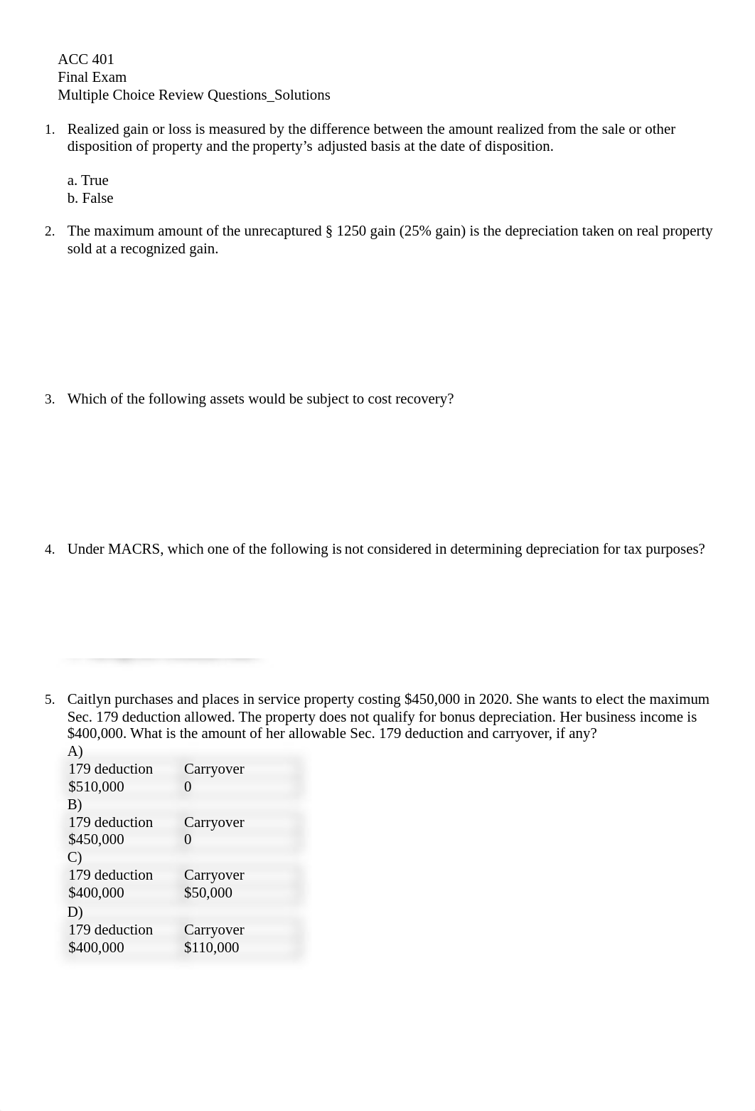 Final Exam_Multiple Choice Review Questions_Solutions.pdf_dk52vh6isea_page1