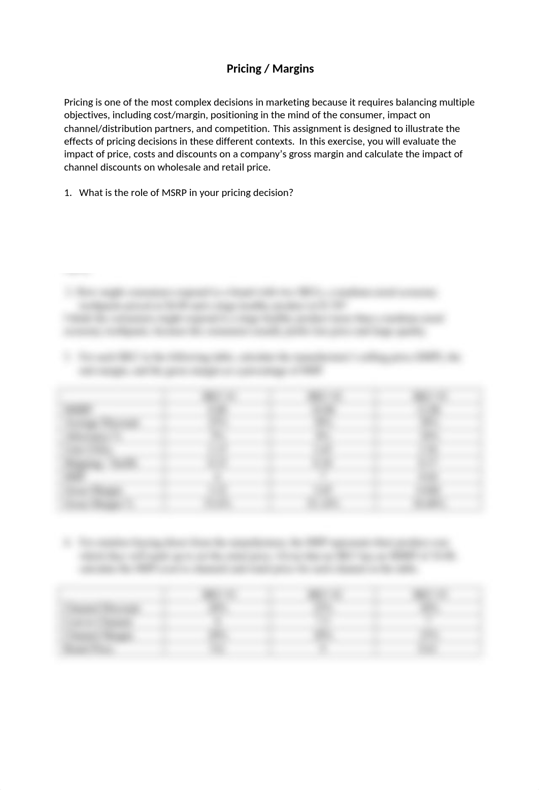 Pricing and Margins Worksheet - Students_dk575hchd46_page1