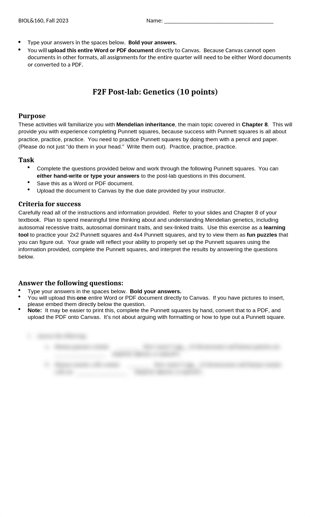 BIOL&160 Fall 2023 postlab questions Genetics.docx_dk5jm278sfl_page1