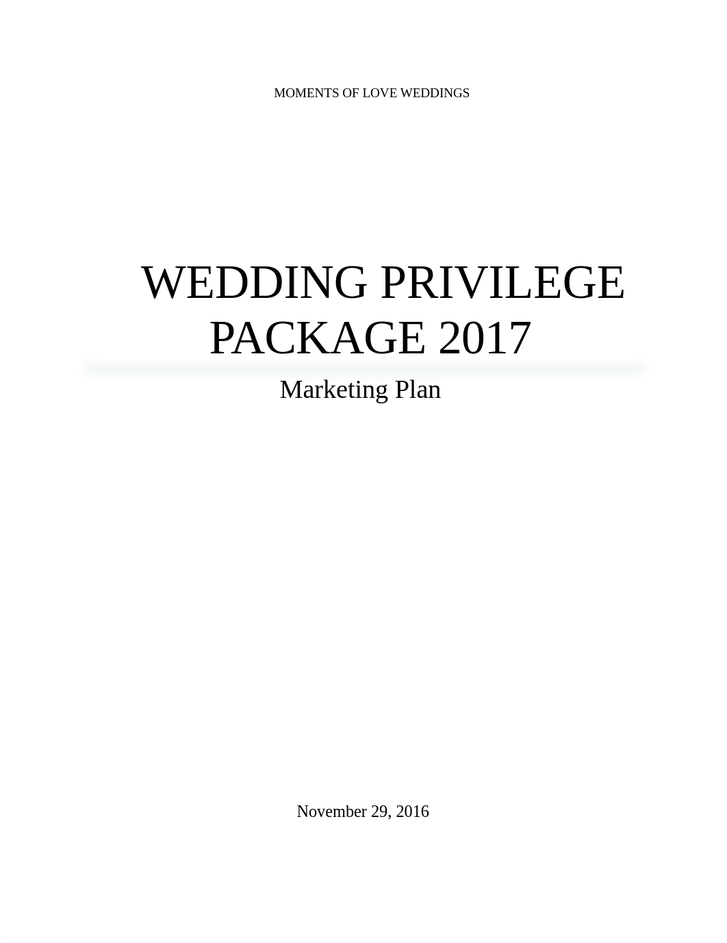 Wedding Packages Marketing Written Plan_dk5li3ub8ci_page1