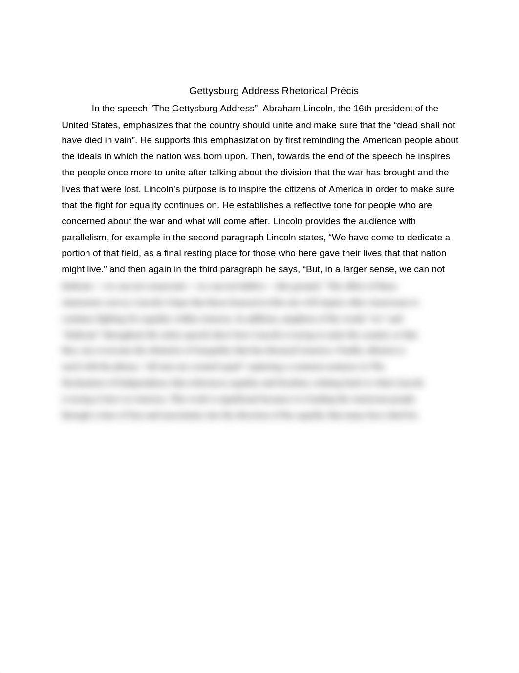 Gettysburg Address Rhetorical Precis.docx_dk5t79xa030_page1