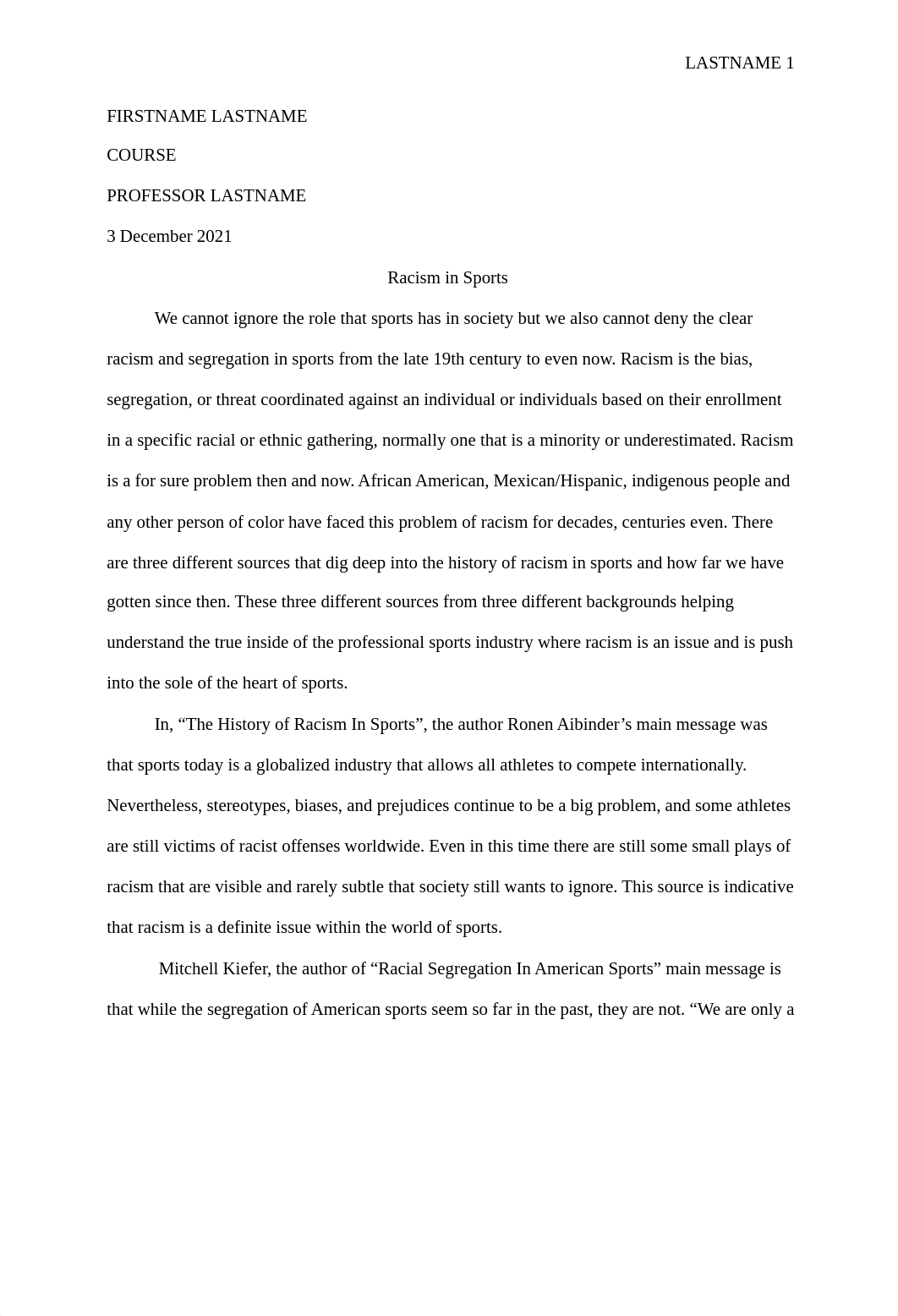 RACISM IN SPORTS ESSAY.docx_dk657whp6f1_page1