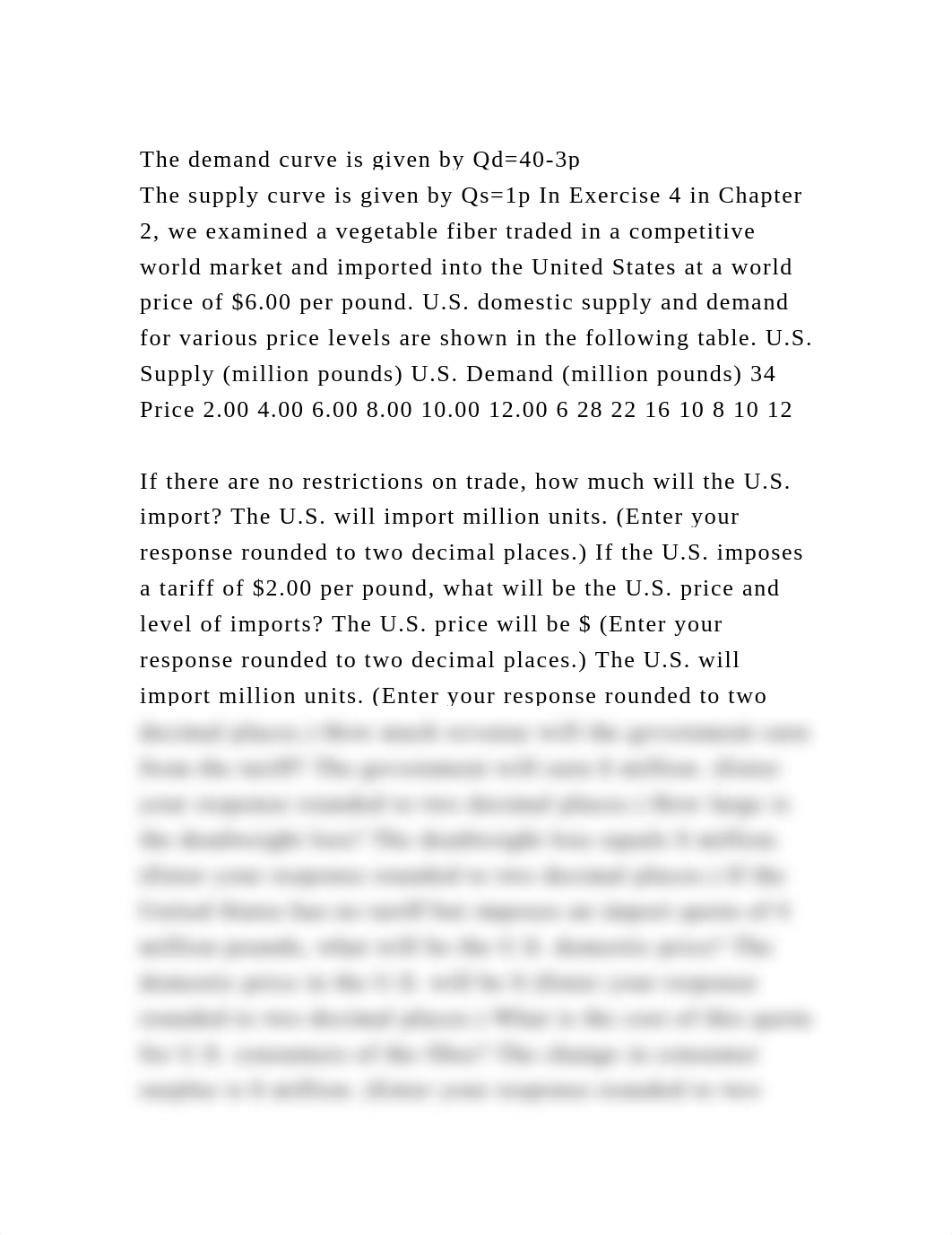 The demand curve is given by Qd=40-3pThe supply curve is given by .docx_dk6gq43xzez_page2