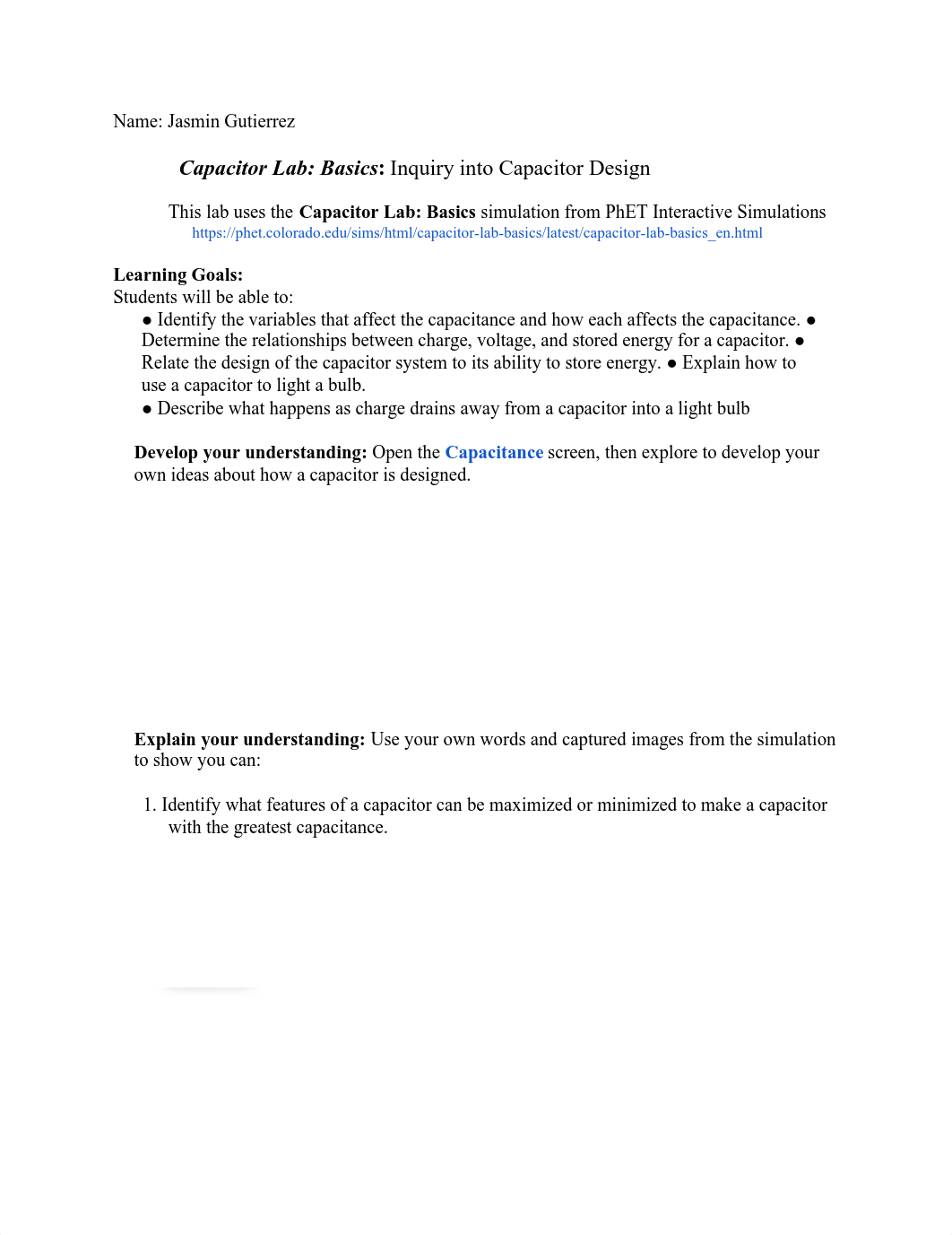 Lab 5 Capacitor Lab Report-Jasmin Gutierrez.pdf_dk6sbiqjde1_page1