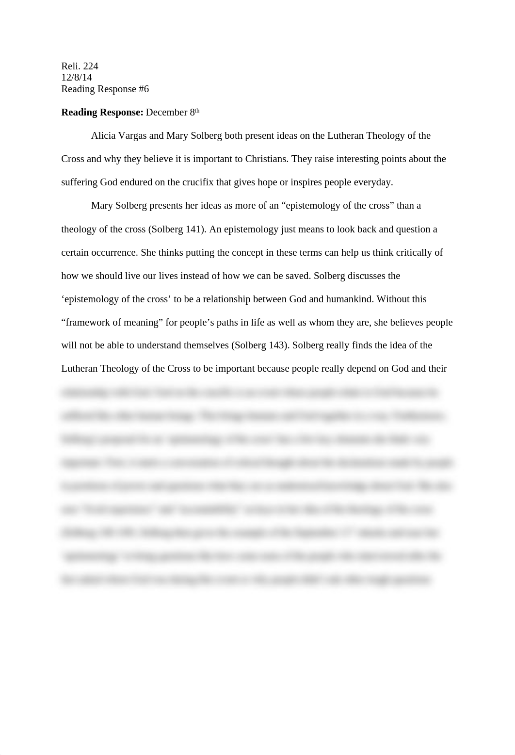 Reading Response _6 Reli 224_dk6uowv4drn_page1