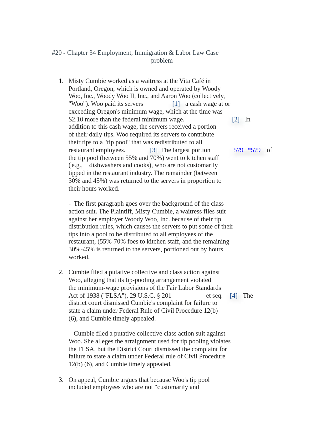 #20 - Chapter 34 Employment, Immigration & Labor Law Case problem.docx_dk6xddyr27s_page1