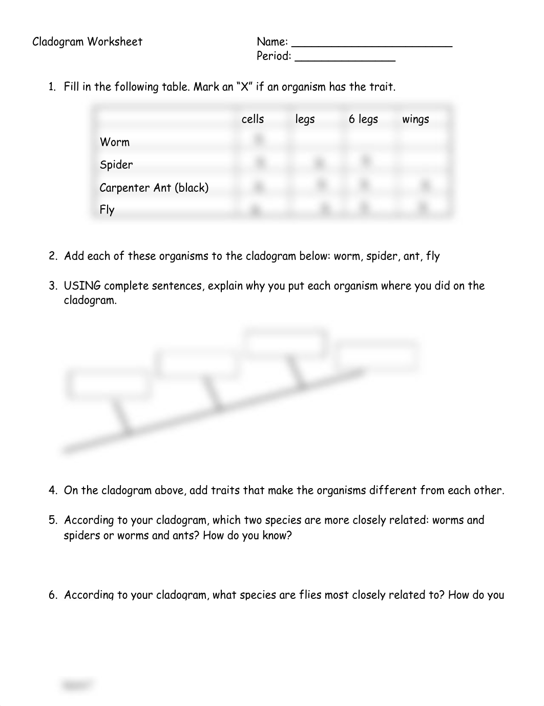 KYLIE KLAFKA - cladogram_worksheet.pdf_dk7asfmsplo_page1